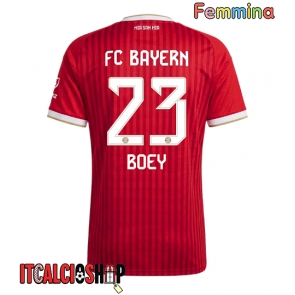 Bayern Munich Sacha Boey #23 Prima Maglia Femmina 2026-27 Manica Corta